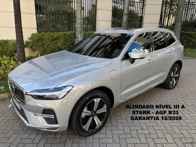 Volvo Xc 60 T8 Plus - 2024 - Impecável - Blindado Nível III A - Garantia 12/2029