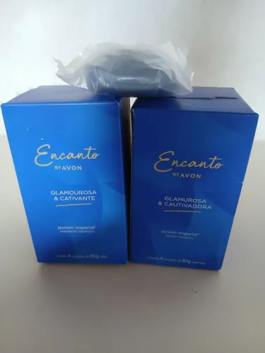 Sabonete Cremoso Encanto Jasmim Imper,vc que trabalha com lembrancinha tenho 25 caixa
