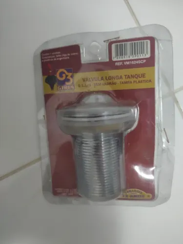 Válvula Tanque 1 1/4 Sem Ladrão Tampa Plástica