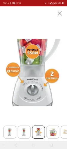Liquidificador Mondial Special Line 550W