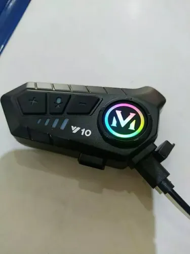 Fone de ouvido bluetooth de capacete com som potente e microfone integrado