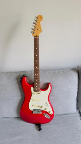Guitarra Fender Stratocaster American Standard Upgrades Candy Apple Red Seymour Duncan