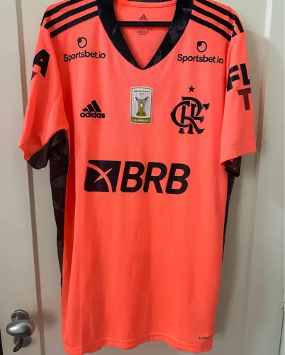 Camisa Flamengo Adidas 2020 Laranja