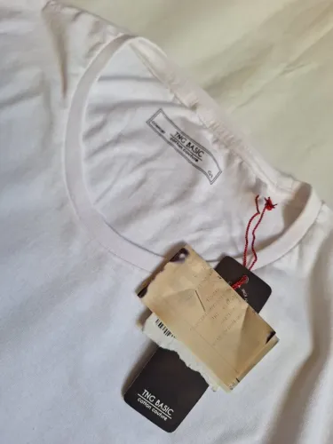 Camiseta Adulto TNG Básic - Branca Tam G/L -nova com Etiqueta
