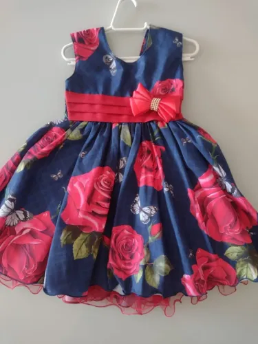 Vestido infantil de 1 a 2 anos
