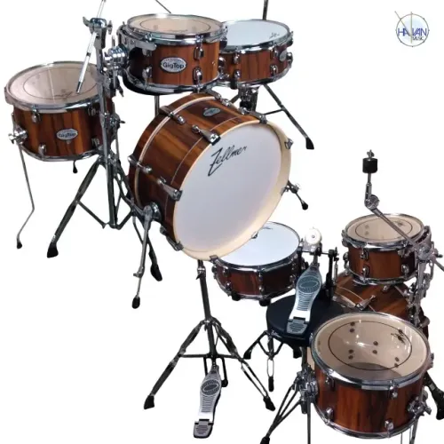 Bateria Acústica Zellmer GigTop Slim - Completa, Nova, Envio