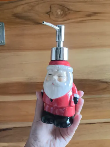 Porta Sabonete de Papai Noel - Decoração de Natal 