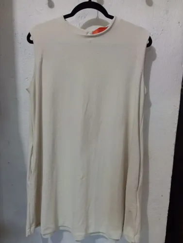 Vestido lela brandao off white 
