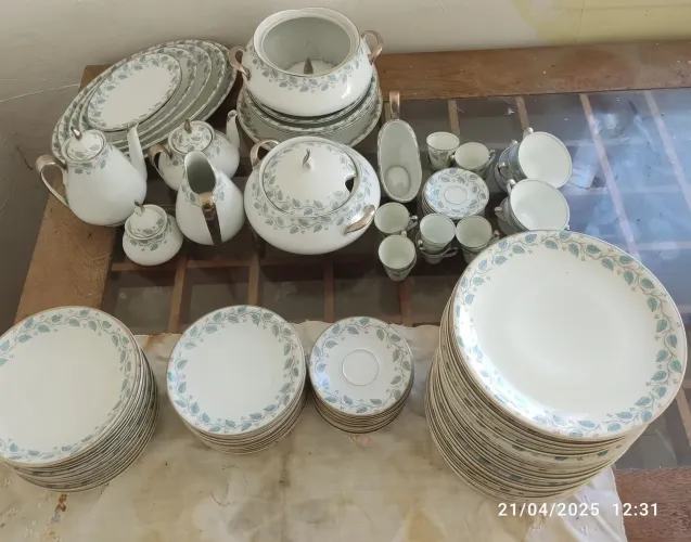 Aparelho de jantar, chá e café completo Real São Paulo