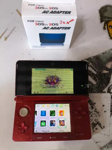 Nintendo 3ds vermelho