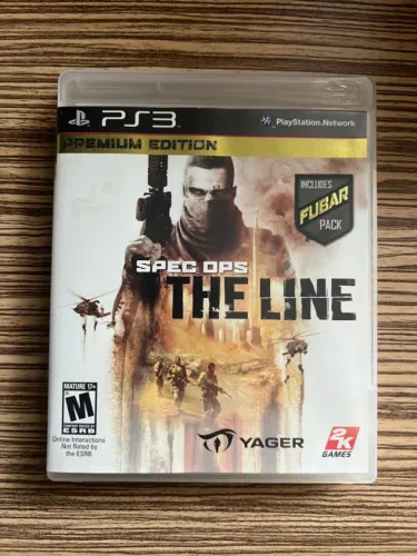 spec ops the line premium edition - jogo para o ps3 (original, sem riscos, com manual)
