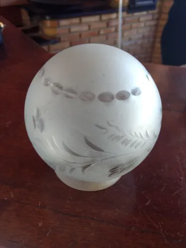 Cúpula de Vidro Decorativa para Luminária