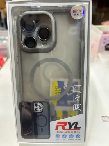 Capa para iPhone 16 Pro Max - Cinza