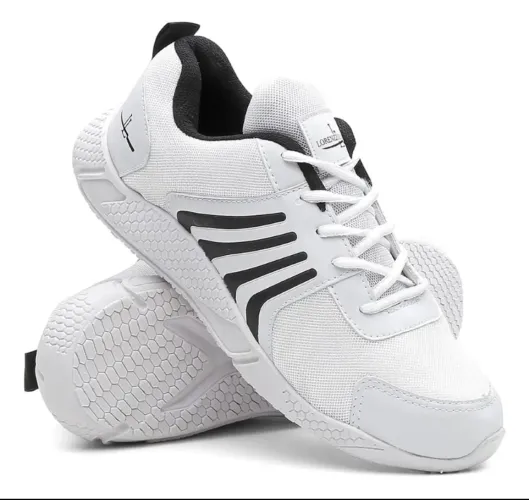 Tênis Branco Esportivo Lorenz caminhada e academia