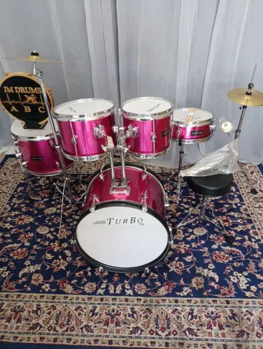 Bateria turbo junior completa para iniciantes!