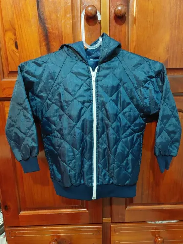 Casaco de frio infantil - Azul - Tamanho 6