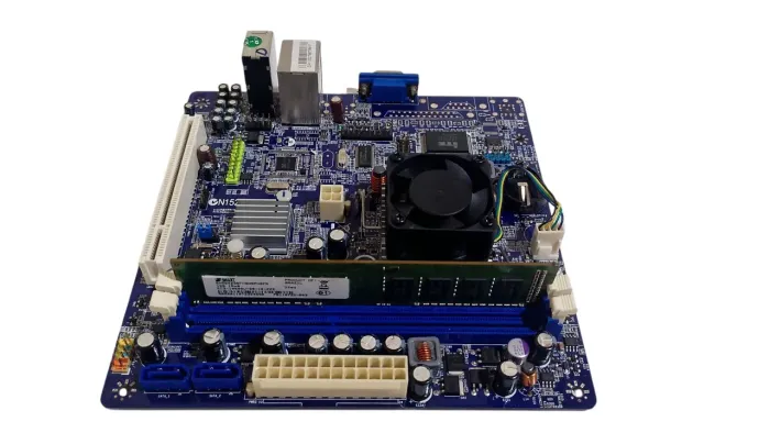 Placa mãe vs company Intel aton dual core 1.80ghz , cooler , 1gb ddr3 