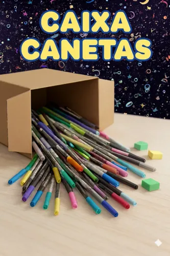 Caixa de canetas