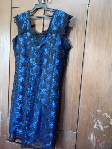 Vestido finíssimo renda kit aliança, veste um GG