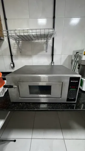 Forno de Lastro elétrico profissional (pizza) - Skymsem modelo novo - Painel Digital