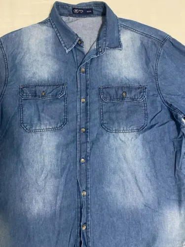 Camisa Jeans Masculina Hering