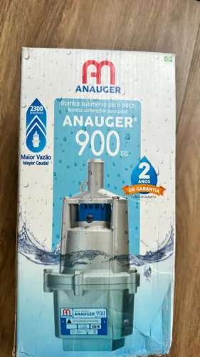 BOMBA SUBMERSA PARA POÇO ANAUGER 900 5G - 2300 LITROS HORA
