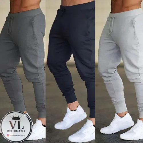 Calça de Moletom Grosso Masculina