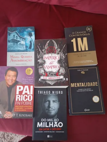 Livros em Excelente Estado | Pai Rico Pai Pobre, Império do Vampiro e Mais