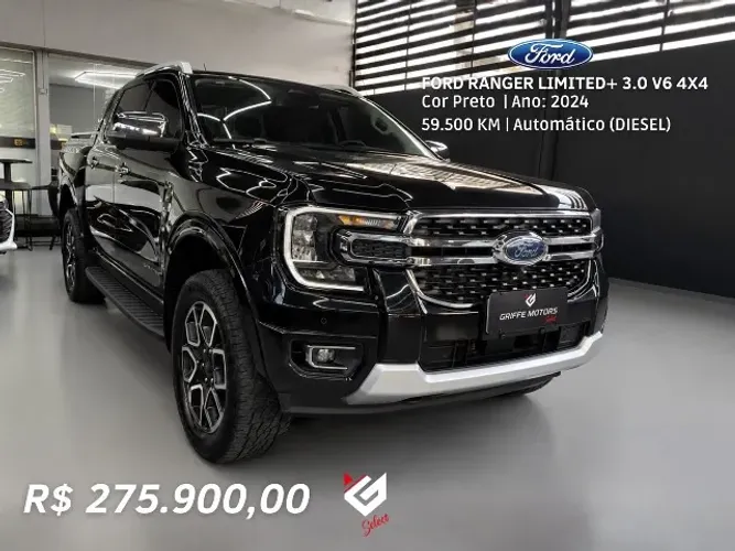 Ford Ranger Limited+ 3.0 V6 4X4 CD TB DIE AUT 2024