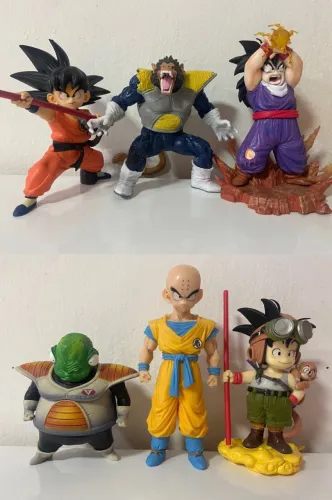 DRAGON BALL LOTE COM 6 PEÇAS, NÃO ACEITO OFERTAS, LEIA A DESCRIÇÃO