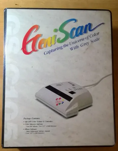 COLECIONADOR VINTAGE SCANNER de mão Genius