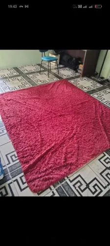 Tapete pra sala vermelho