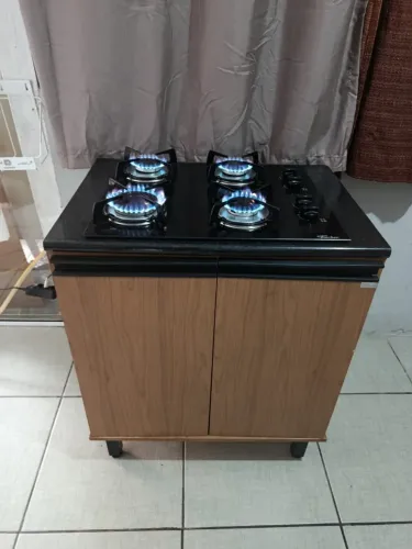 Balcão com Cooktop Fischer 4 bocas