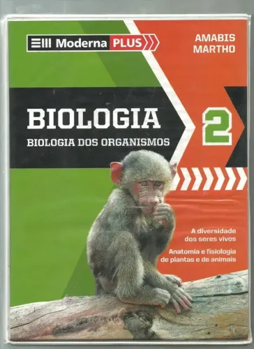 Combo de Livros Biologia Dos Organismos Amabis Martho Moderna Pré Enem, Pré Vestibular 