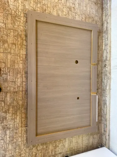 PAINEL MDF AMADEIRADO PREMIUM - - 1,40m x 0,90m
