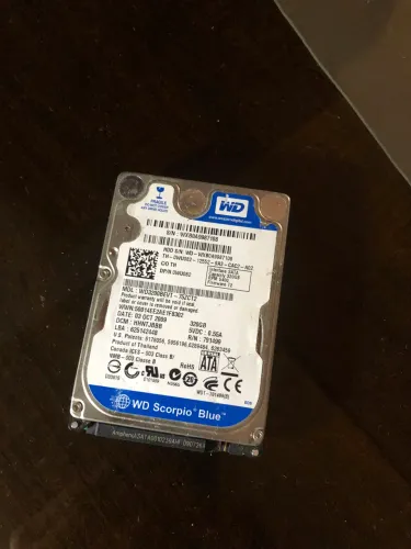 HD 320gb 2,5? notebook, Xbox, PS3, PS4 usado