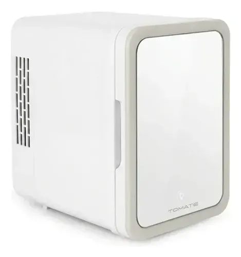 Mini Geladeira 4l 12/24v Com Espelho Led Branco 