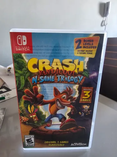 Jogo para Nintendo Switch Crash Bandicoot N Sane Trilogy Usado Mídia Física