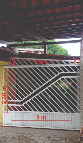 Portão Galvanizado de correr