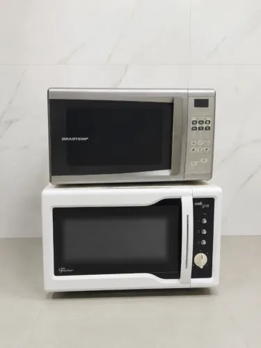 Vendo micro-ondas Brastemp e forno elétrico Fischer com defeito.