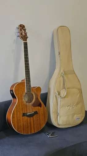 Violão Eletrico Seizi Kyoto Cutaway Mahogany + Bag Original + Capotraste
