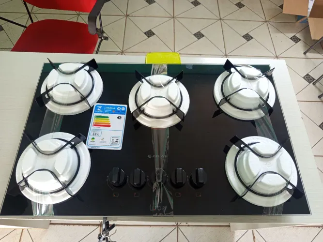 Promoção Fogão Atlas Cooktop 05 bocas elétrico novos. 