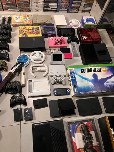 Consoles com jogos aceito trocas
