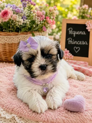 Filhote de lhasa apso femea bebezinha 