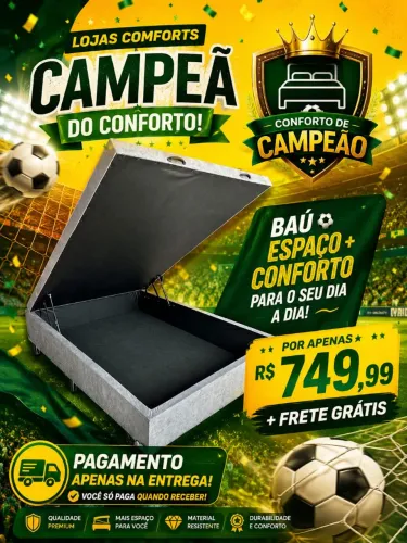 Oferta - Base Baú Casal + Frete grátis 