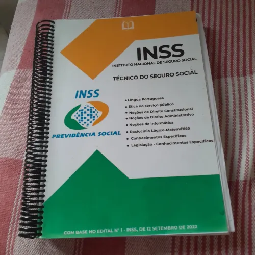 Apostila INSS 2022 Técnico do Seguro Social - Apostilas Opção<br>