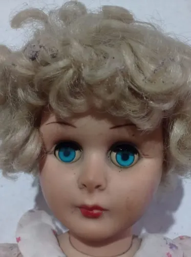 Boneca antiga grande Regina homenagem a Marilyn Monroe da atma anos 60