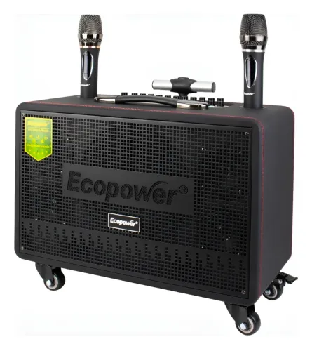 Caixa de Som Ecopower EP-S200 - 80W RMS + 2 Microfones