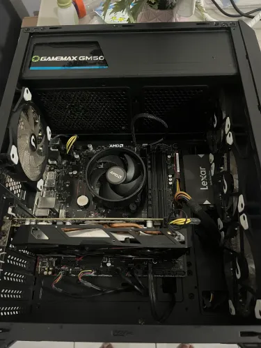 pc gamer ryzen 5 1600 / rx 570 / b450 asus