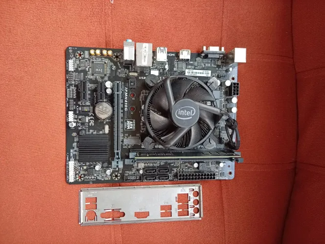 Kit com placa mãe ipmh410g, core i3 10105, 8gb memória ddr4